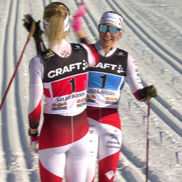 Emma Ribom och Jonna Sundling var överlägsna i finalen.
