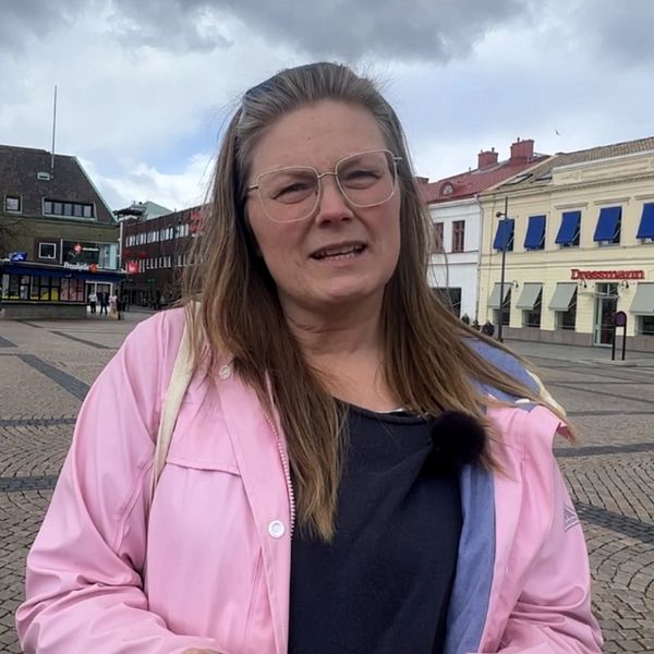 Dokument om medborgarråd om klimatet och Ulrika Månsson i Halmstad Torg