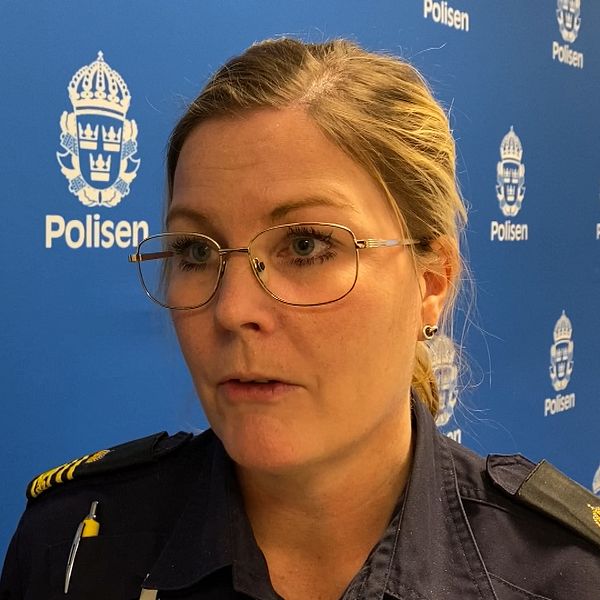 Amatörbild från dödsskjutningen i Nacksta i Sundsvall. Josefine Perming Tengqvist, chef för polisens avdelning för grova brott i Västernorrland.