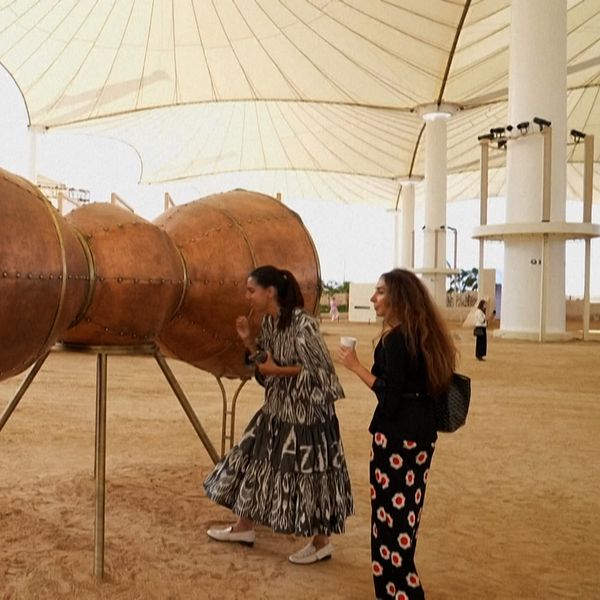 En konstutställning i Jeddah