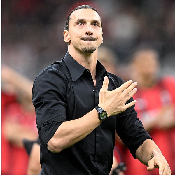 Therese Strömberg och Zlatan Ibrahimovic