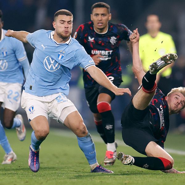 Pontus Jansson och Gabriel Busanello i Malmö FF