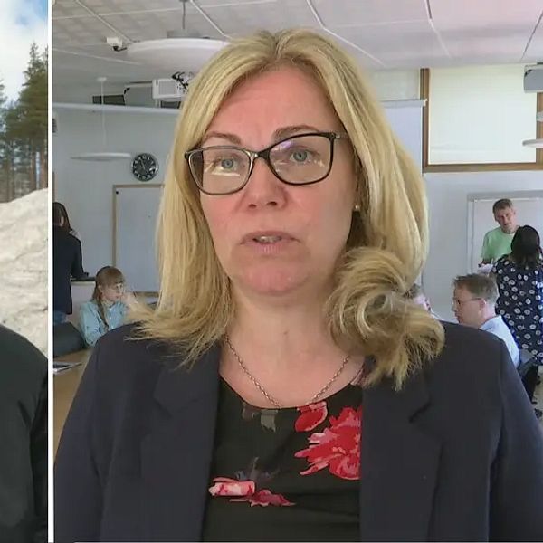 Henrik Ölvebo (MP) kommunalråd Gällivare och Lenita Ericson (S) kommunalråd Luleå.