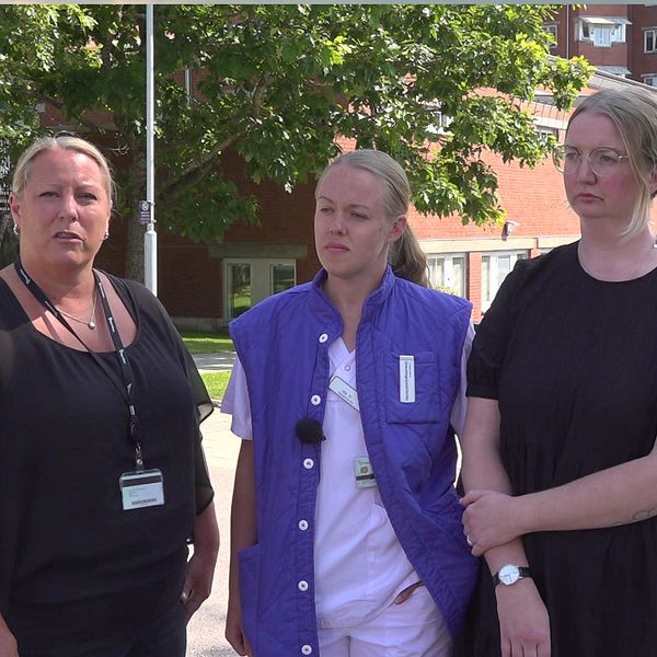 Personalen på Hallands sjukhus i Halmstad, avdelning 61, ger skarp kritik för den dåliga arbetsmiljön.