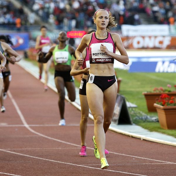 Jekaterina Poistogova-Guliyev vid en tävling i Rabat 2013.