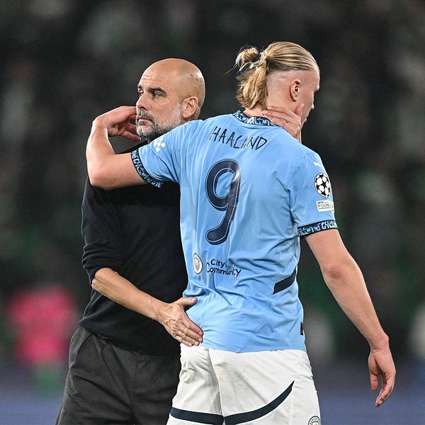 Manchester Citys tränare Pep Guardiola.