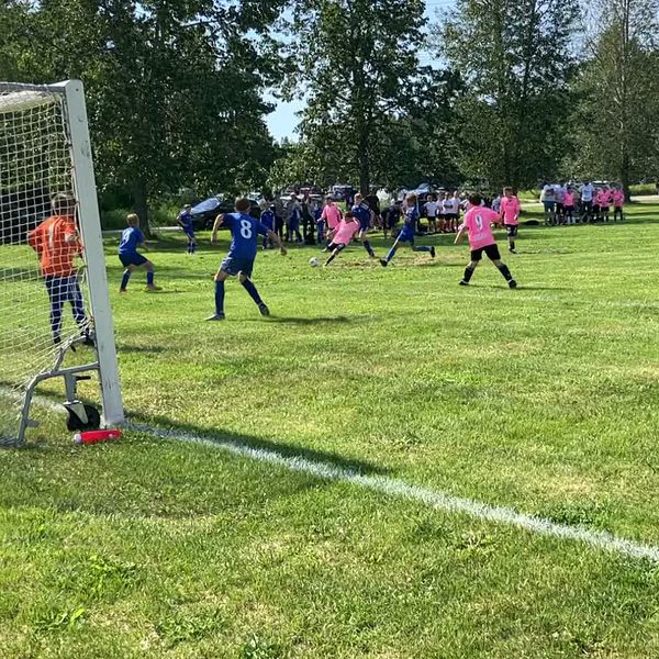 Anna Bogren Dalberg är lycklig över deltagarrekordet för fotbollsturnering Piteå summer games.