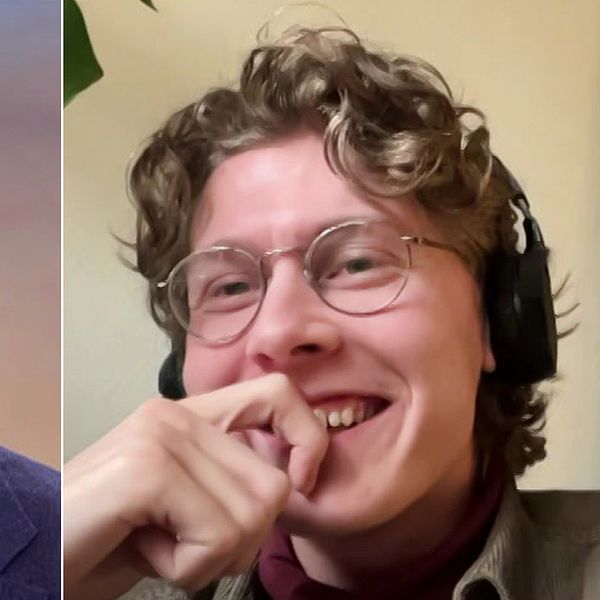 Se Karlstadbördige komikern Karl Perssons möte med Mats Knutsson i SVT:s Morgonstudion.