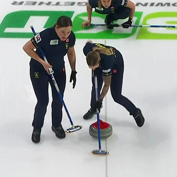 Sverige förlorade premiären mot Kanada i curling-VM