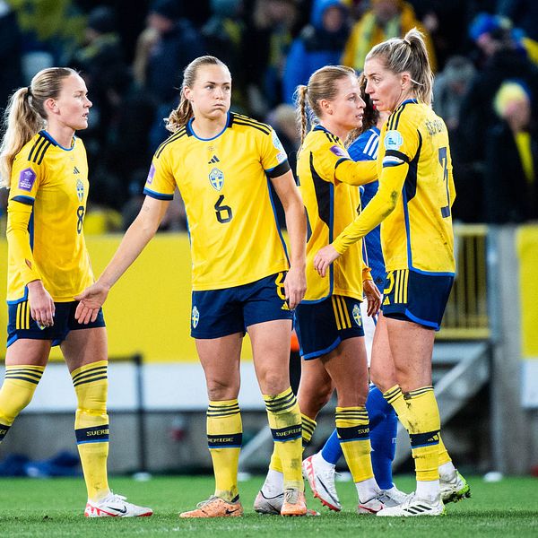 Besvikna svenska spelare