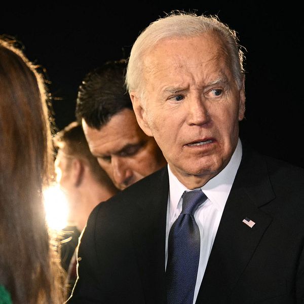 USA:s president Joe Biden blir intervjuad inför debatten mot Donald Trump.