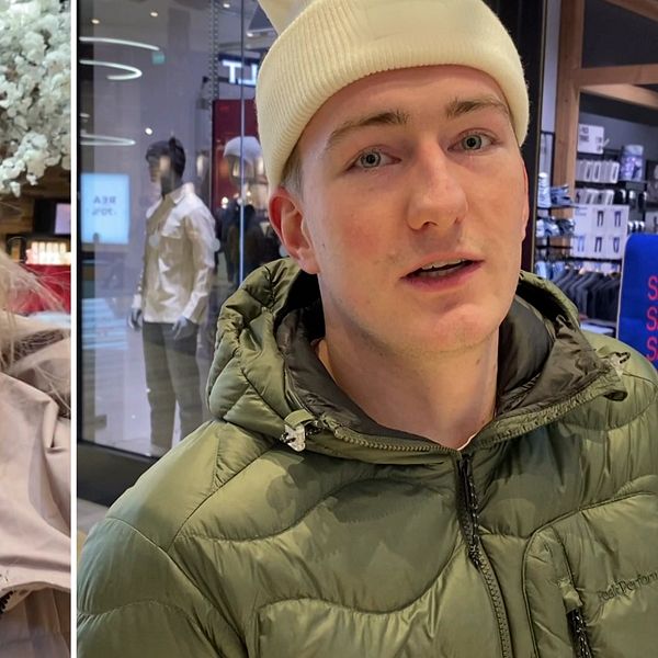 Två personer som berättar om sina nyårslöften