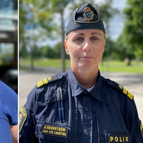 Linköpings chefsåklagare Eva Nemec Nordh och lokalpolisområdeschef Ann-Christine Rehnström.