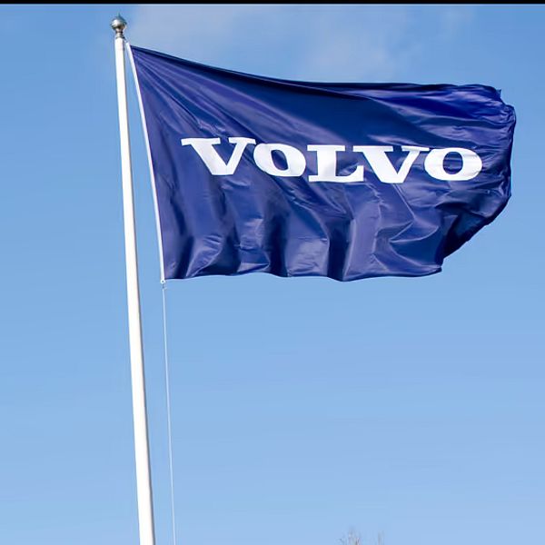 Flagga med Volvologga