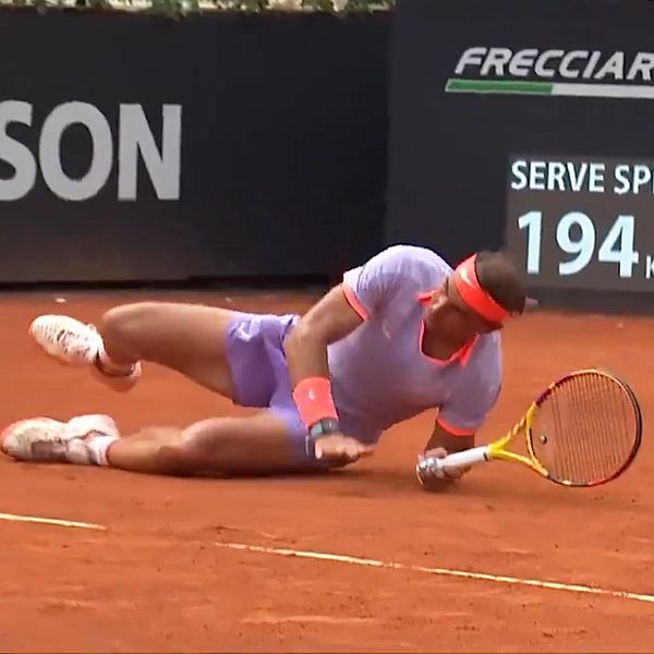 Rafael Nadal under ATP-turneringen i Rom