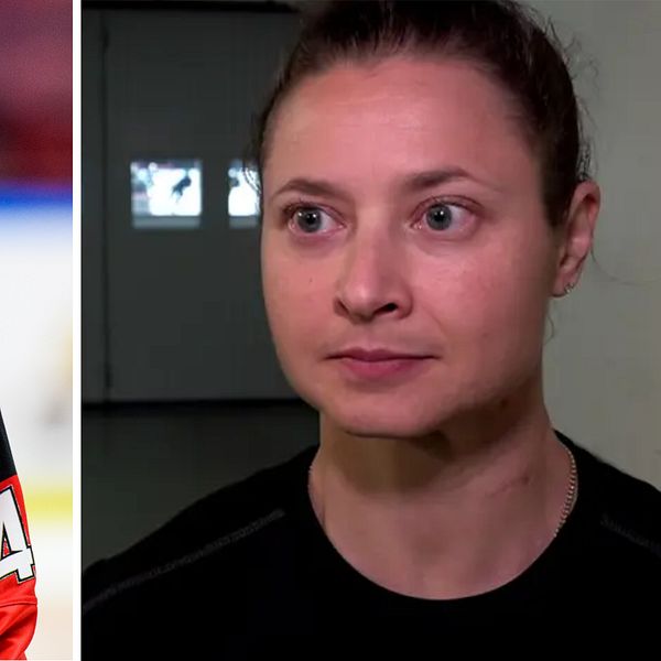 Adam Johnson och Jenni Hiirikoski