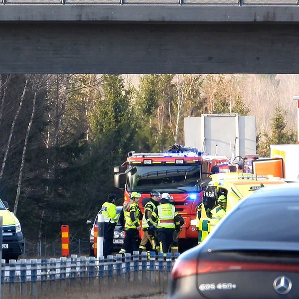 Olycka vid Stavsjö på E4