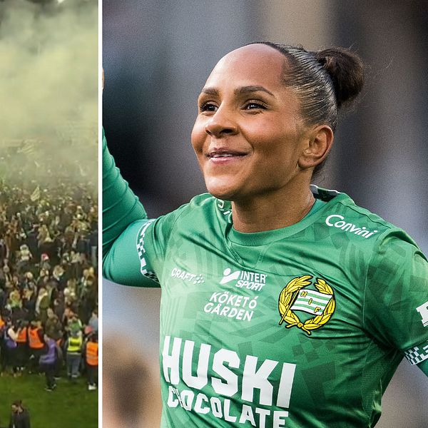 Hammarby svenska mästare – vann damallsvenskan efter Madelene Janogys dubbel