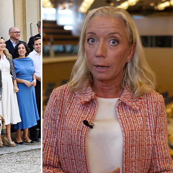 Elisabeth Marmorstein intervjuas om opinionsläget inför riksdagsvalet.