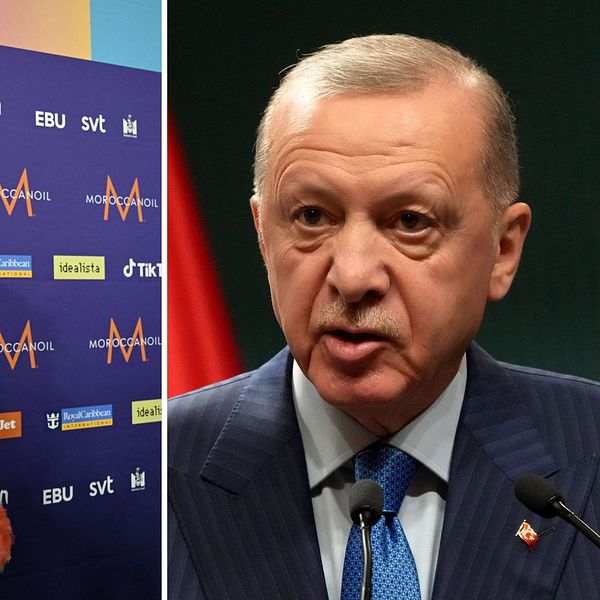 Turkiets president Recep Tayyip Erdogan anser att Eurovision uppmuntrar icke-binära artister som schweiziska Nemo.