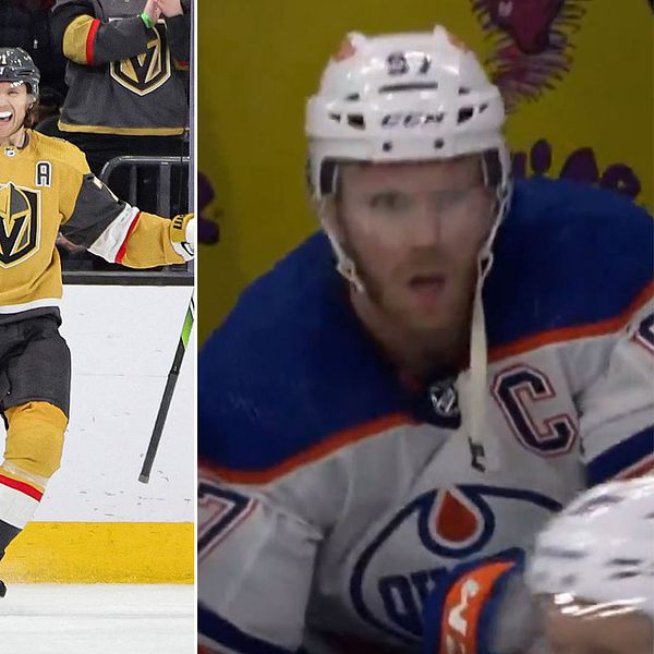 Connor McDavid blev förbannad efter William Karlssons mål