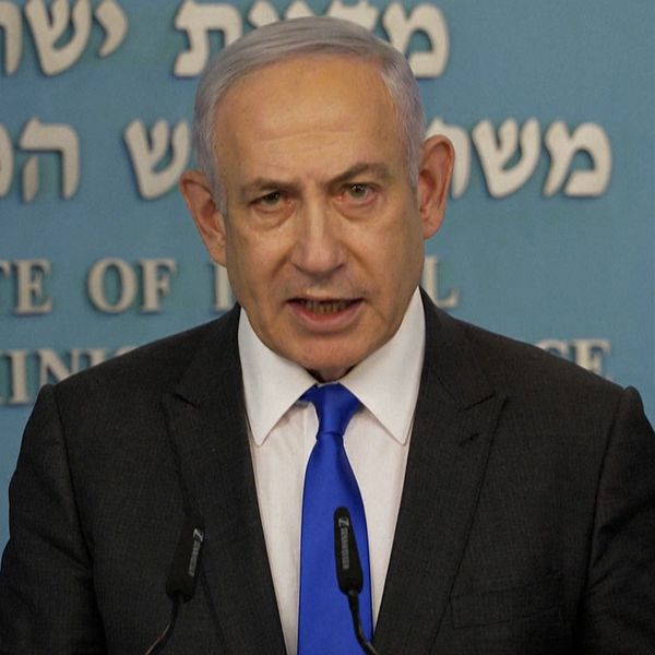 Premiärminister Netanyahu och protester.