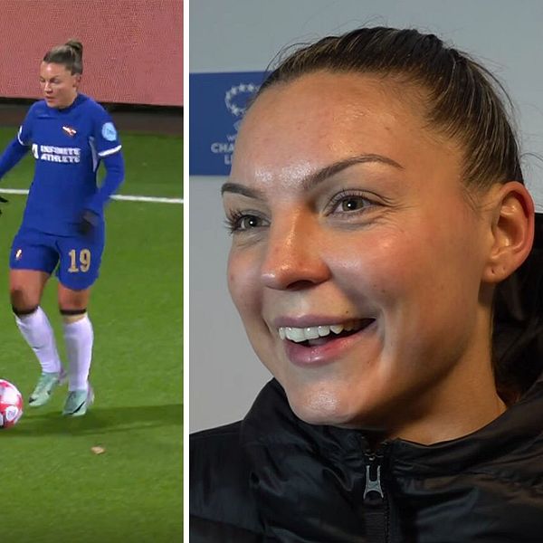 Johanna Rytting Kaneryd med assist mot Häcken.