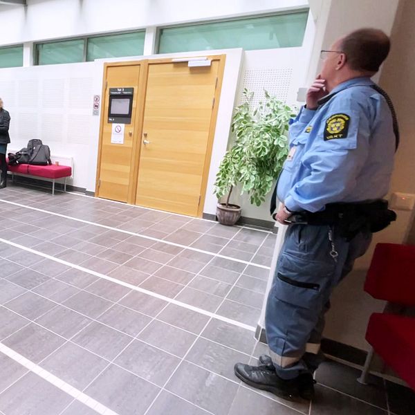 Rättegång i Sundsvalls tingsrätt.