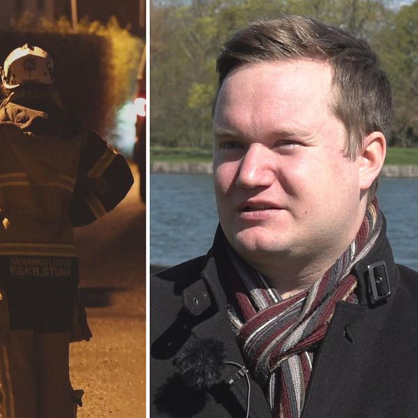 Två 14-åringar misstänks ha kastat in en handgranat i villa i Eskilstuna.