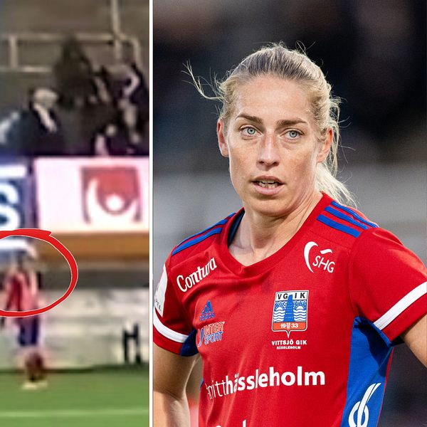 Linda Sällström konfronterade supportrarna.