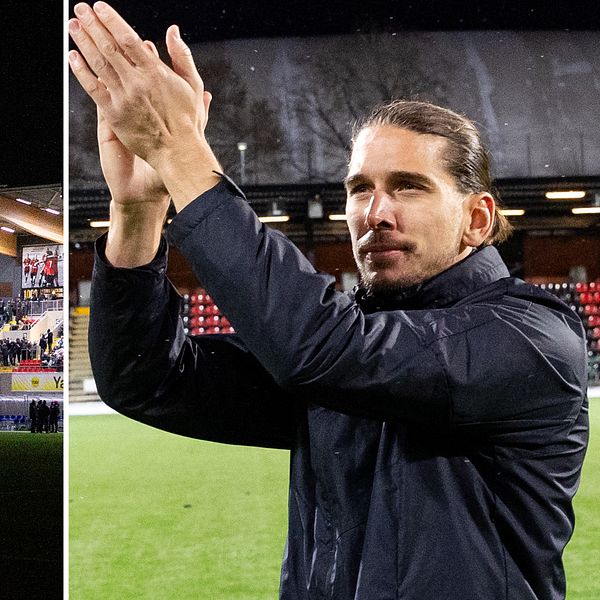 Nikola Vasic tackar av publiken efter säkrat allsvenskt kontrakt