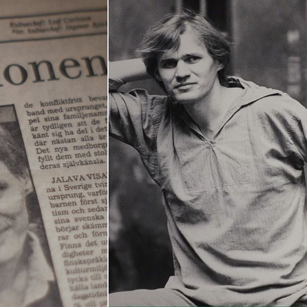 Ruotssinsuomalainen kirjailija Antti Jalava. Hänen tunnetuin teoksensa oli Asfalttikukka (Asfaltblomman, 1980)