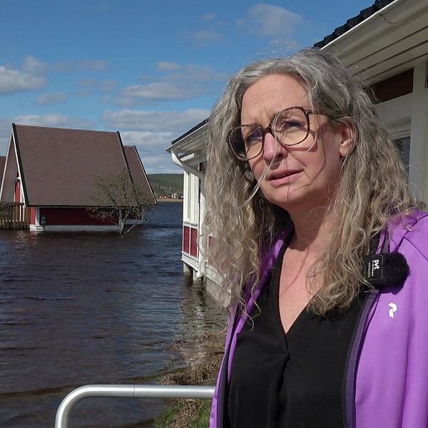 Louise Engström, hotellchef på campingen Grand artic resort i Överkalix.