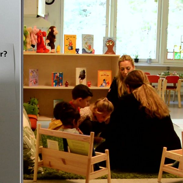 Tester och en förskoleklass
