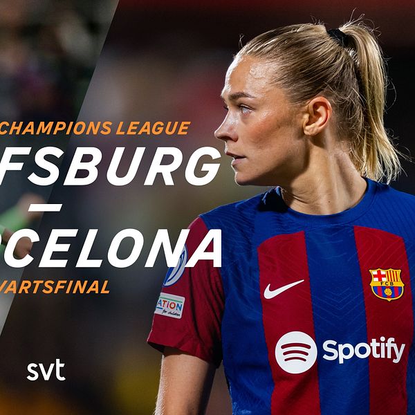 Delad bild. Vänster: fotbollsspelare i grönt. Höger: fotbollsspelare i Barcelona-tröja.