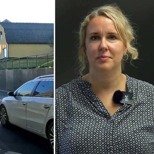 Bild på nuvarande E4 genom Skellefteå. Till höger Pia Törrö vid Trafikverket