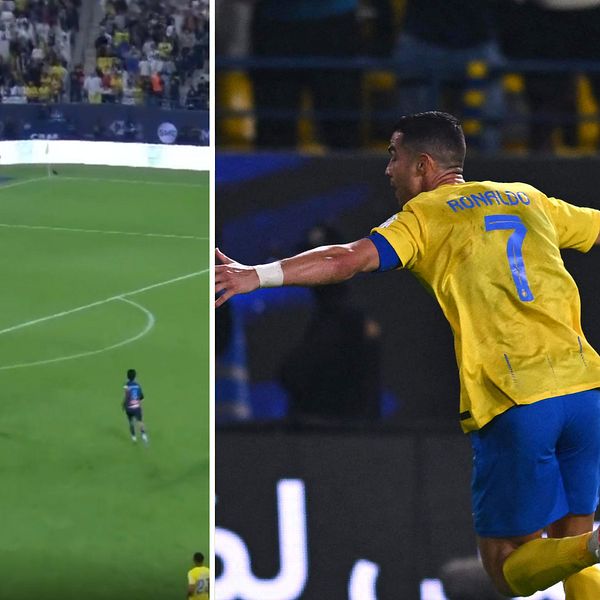 Ronaldo gjorde två mål för Al Nassr.