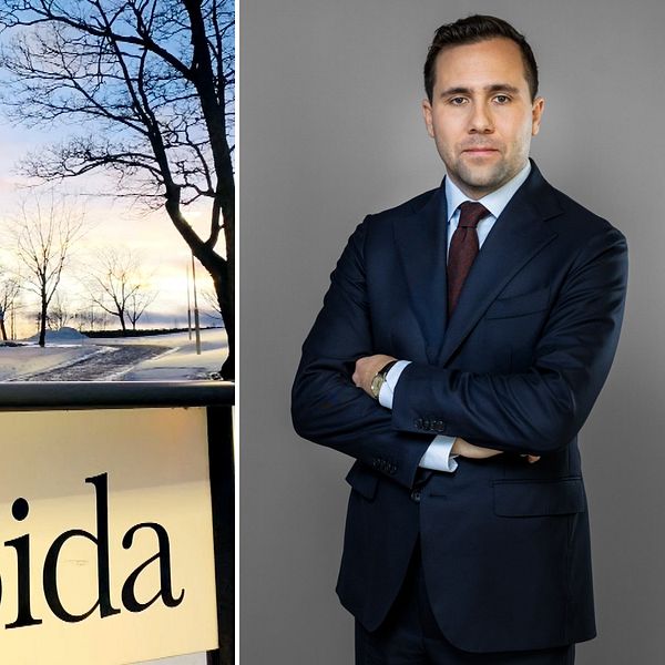 Sidas lokaler i härnösand  man i mörkblå kostym