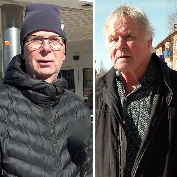 Fyra bodensare reagerar på Stegras besked. De intervjuas utomhus.