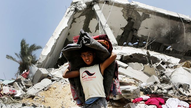 2 200 palestinier och ett 70-tal israeler dog i stridigheterna under kriget i Gaza 2014.