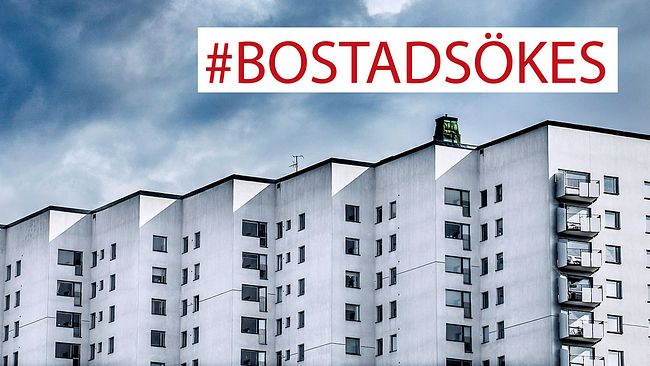 #BOSTADSÖKES