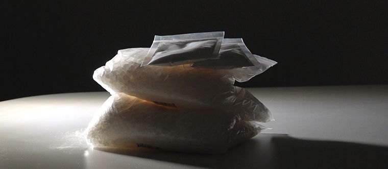 Hur beroende blir man av kristall? Det är väldigt lätt att fastna, enligt personal SVT pratat med. På bilden påsar med drogen.