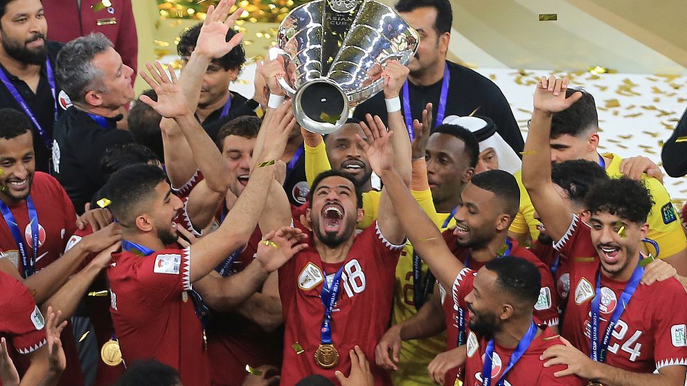 Qatar firar segern i Asiatiska mästerskapen i fotboll