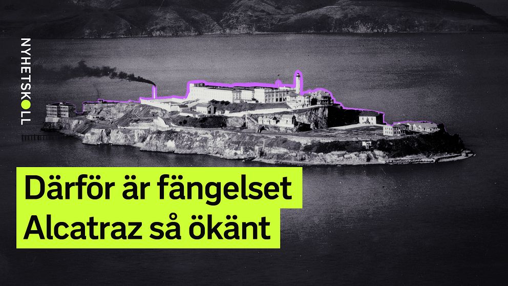 Det ökända fängelset Alcatraz ligger i San Francisco, Kalifornien.