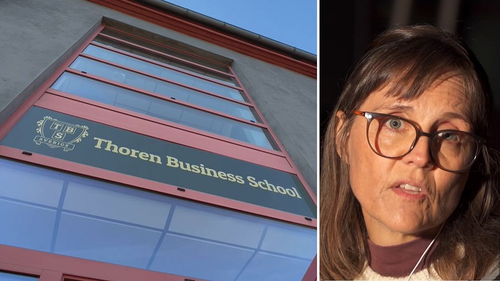 SVT:s reporter om kritiken mot Thoren Business School i Växjö | SVT Nyheter