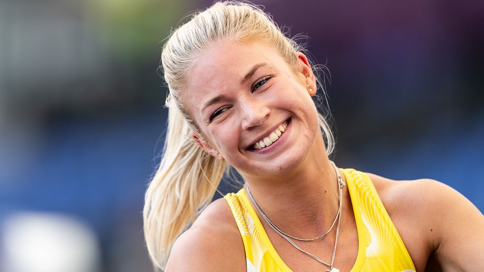 Se Julia Henriksson fina försök på 100 meter på friidrotts-EM 2024