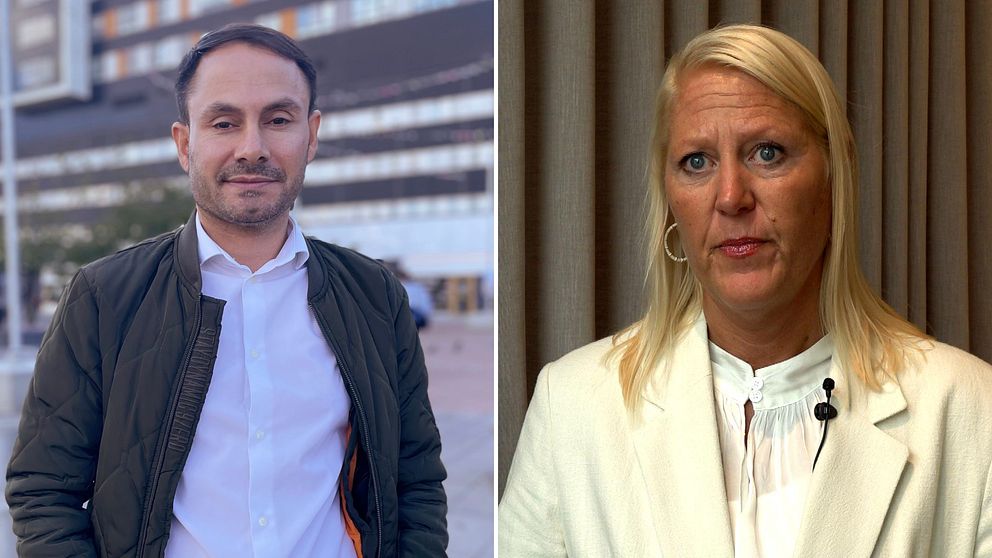 Mikail Yüksel och Anna Nyqvist i varsin porträttbild