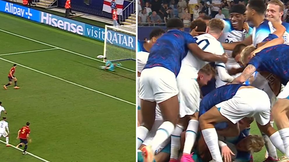 England vann U21-EM efter James Traffords straffräddning på stopptid.