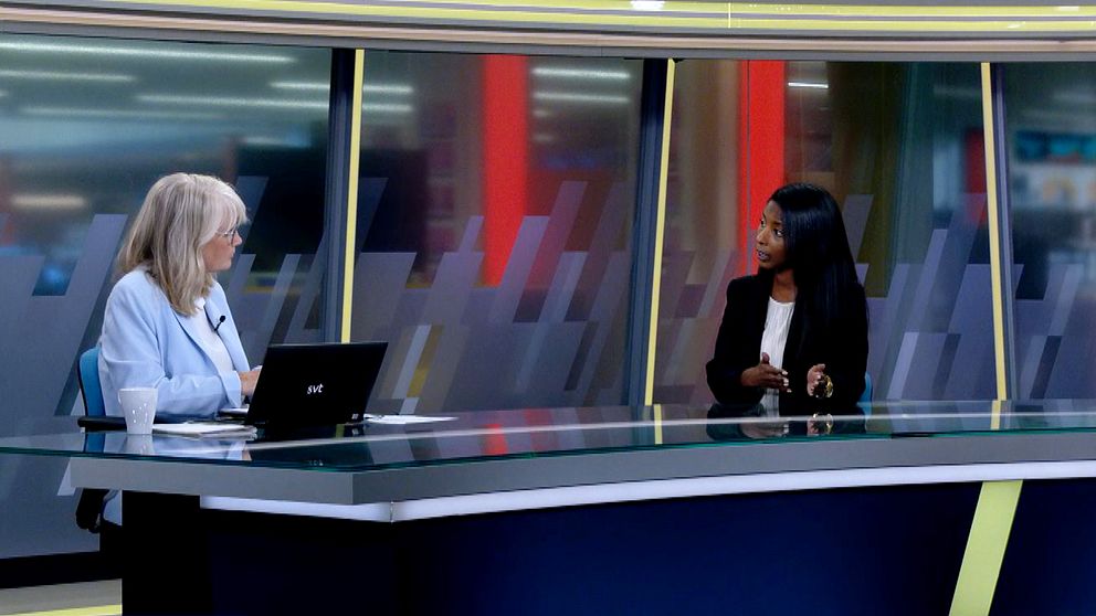 Sofia Yohannes i studion.