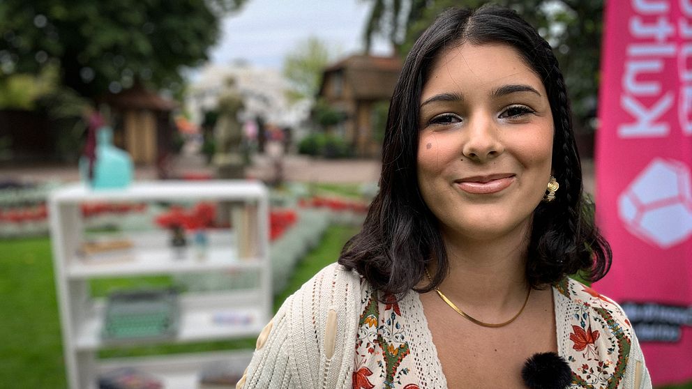 Jasmine Darban i Trädgårdsföreningen i Göteborg.